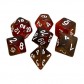 Набор кубиков - Double Color Glitter 7 Dice Set (в ассортименте)